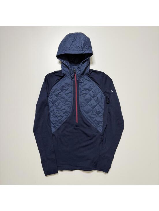 Icebreaker Tops - icebreaker ellipse half zip hooded pullover womens small